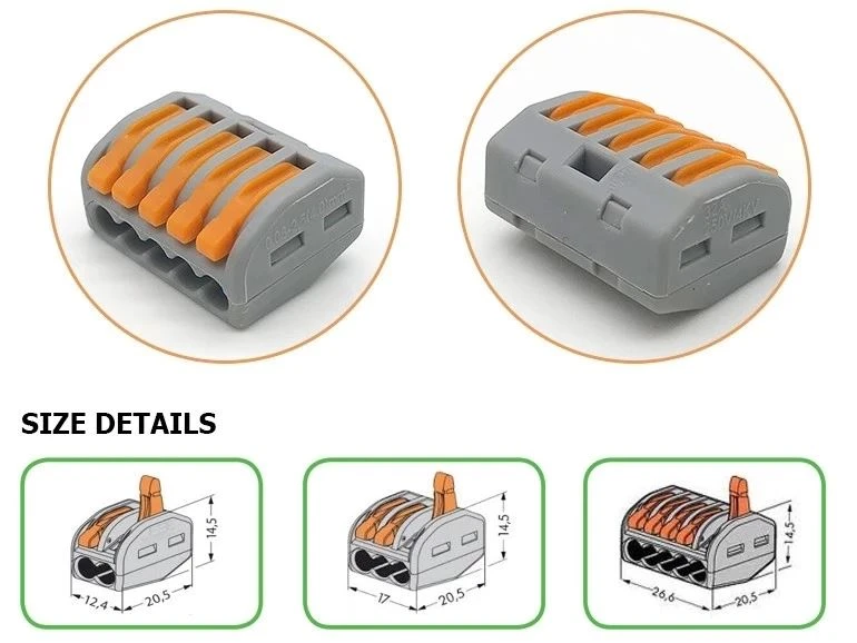 wago series 222 compact connector